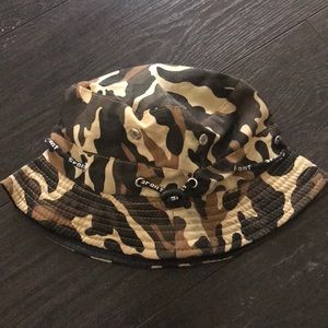 army print bucket hat
